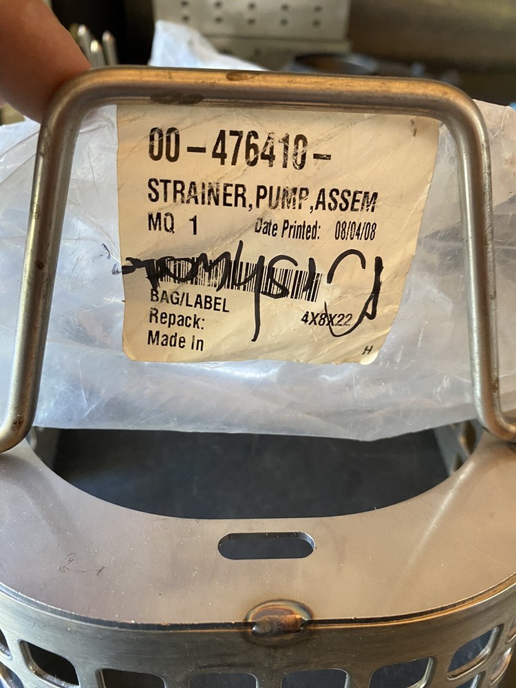 (MC41) 00-476410 Hobart Pump Strainer Assembly