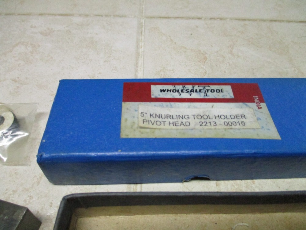 Pivot Head Knurling Tool 5" Tool Holder Machinist Tool