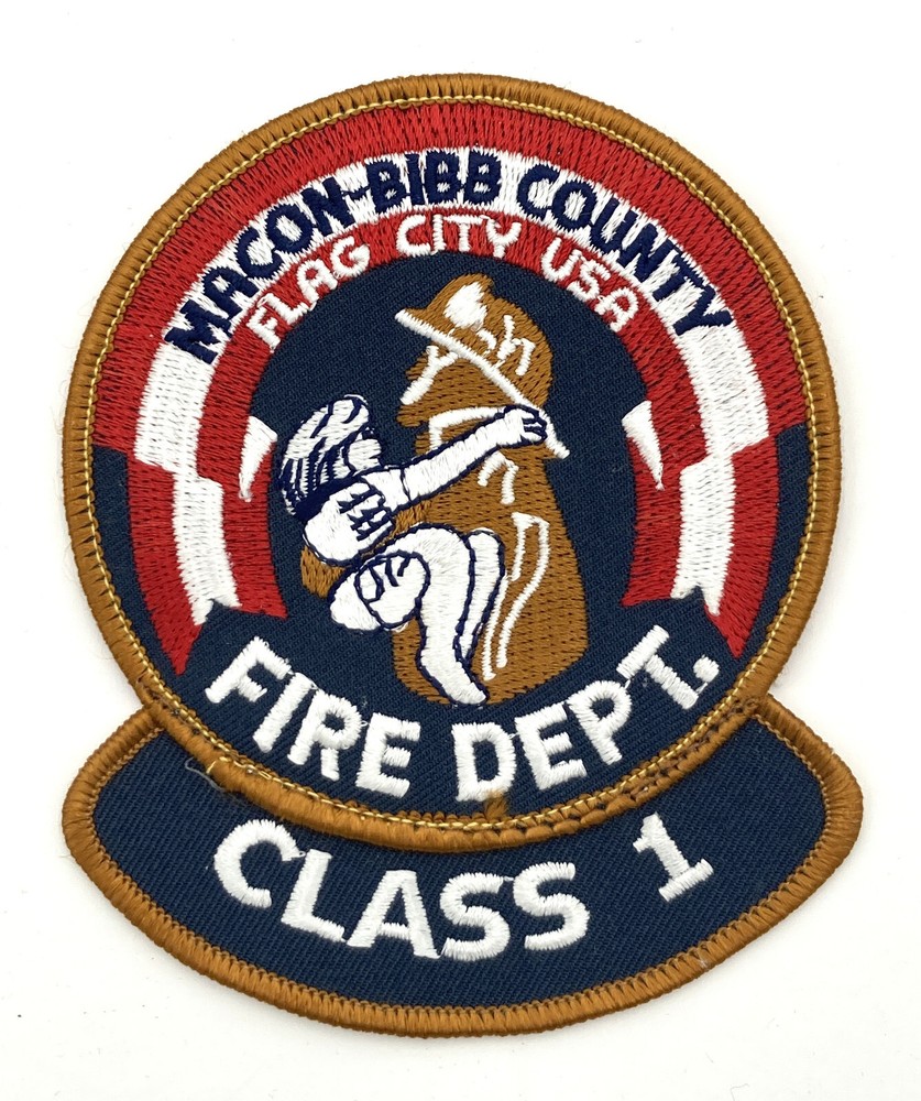 Macon-Bibb County Georgia Fire Dept Class 1 Patch