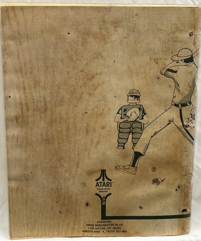 ORIGINAL-ATARI-FLYBALL-OPERATION, MAINTENANCE & SERVICE MANUAL