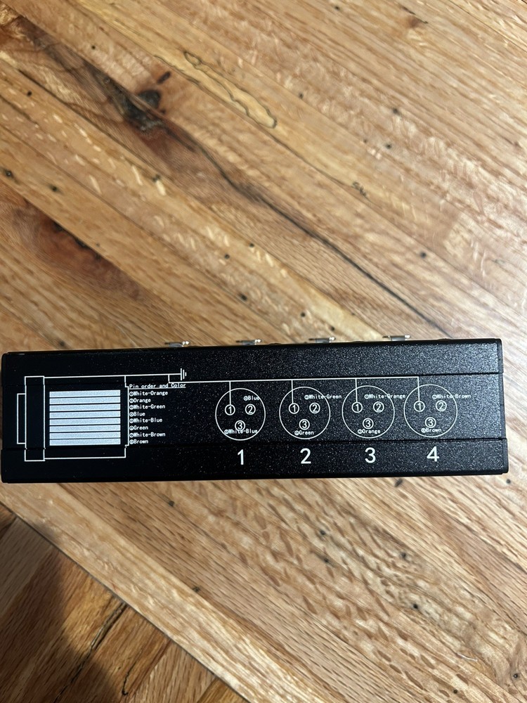 DMX over Network Cable Extender 4CH Audio