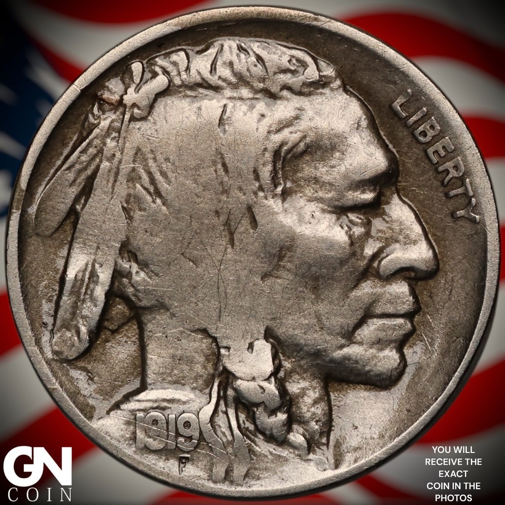 1919 D Buffalo Nickel A2809