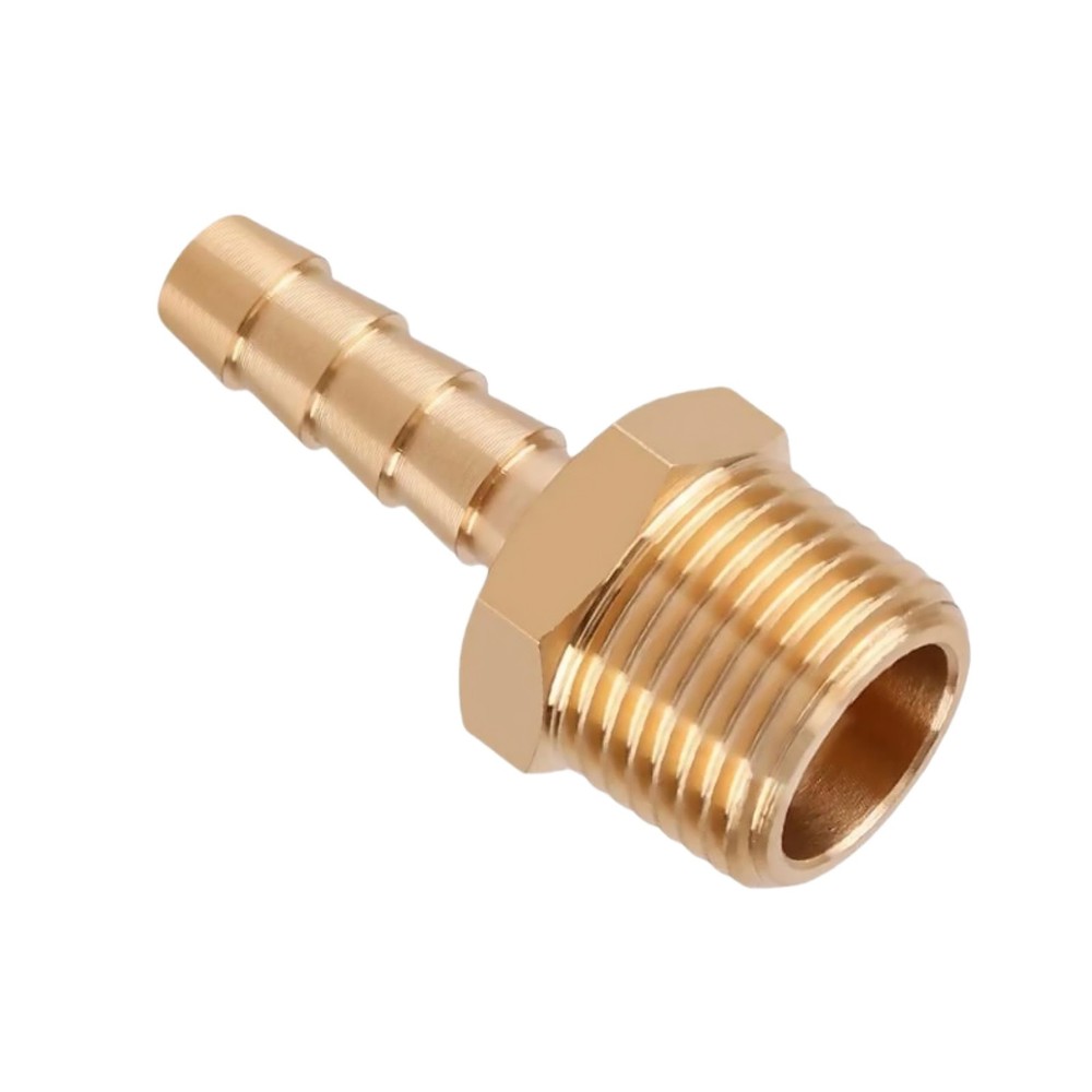 Temperature Resistant Fitting Hydraulic Adapter 5pcs Brass Hose Adapter