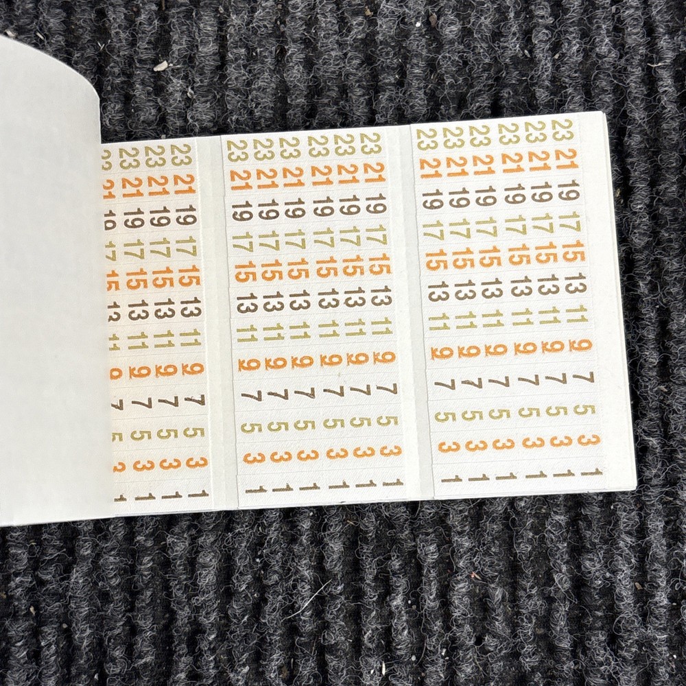 Klein Tools 56252 Wire Marker Book 1-48