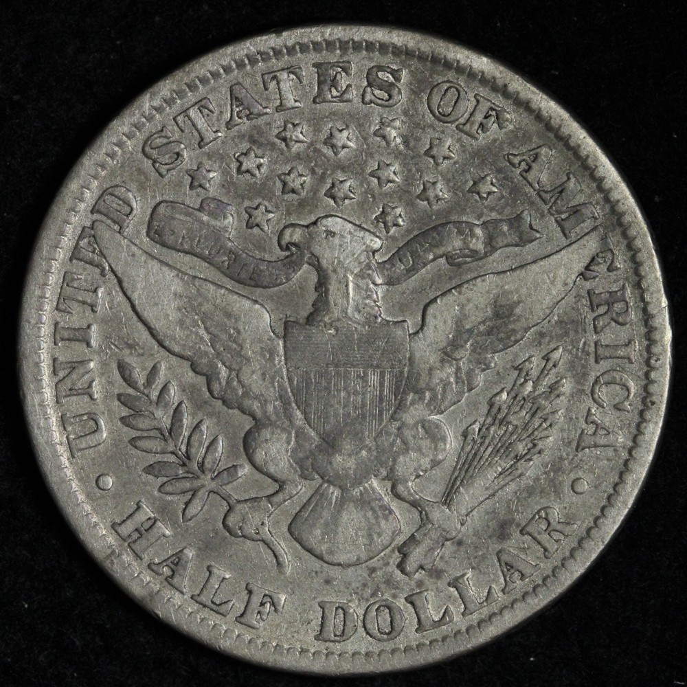 1897 Barber Silver Half Dollar FINE E310 RDNC