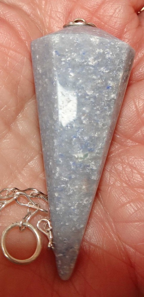 Blue Quartz Pendulum (Dumortierite) p22