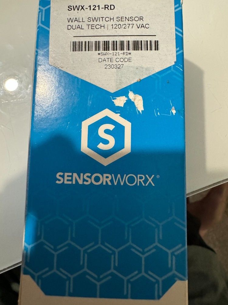 Sensorworx SWX-121-RD. Wall Switch Sensor Dual Tech 12-24V. RED - Uncommon