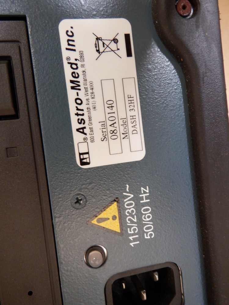ASTRO-MED DASH 32HF HIGH FREQUENCY DATA RECORDER