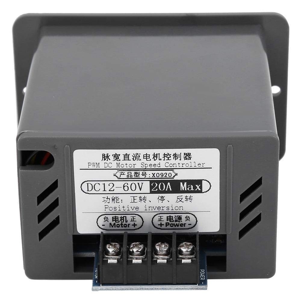 Durable DC Motor Speed Controller 12-60V - Lightweight, High-Quality Performance