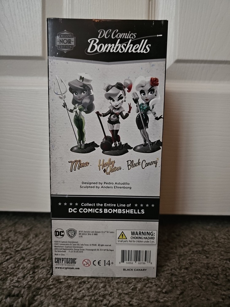 DC Comics Bombshells Black Canary Exclusive Noir Edition!