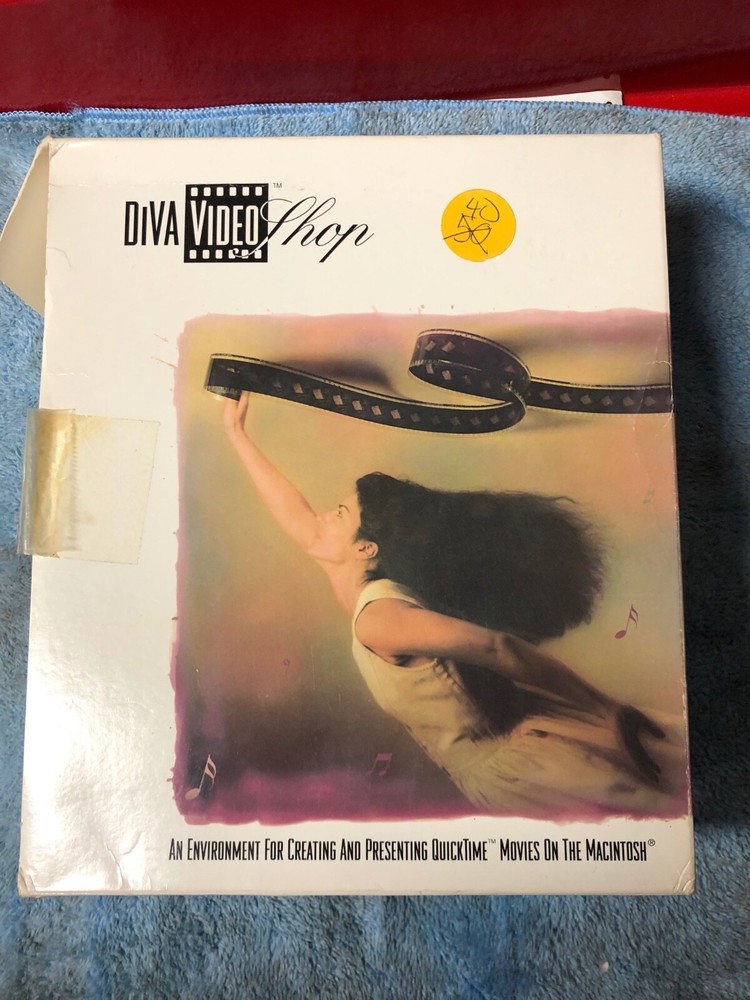 Vintage Macintosh Software: DiVa VideoShop    3-1/2" disks