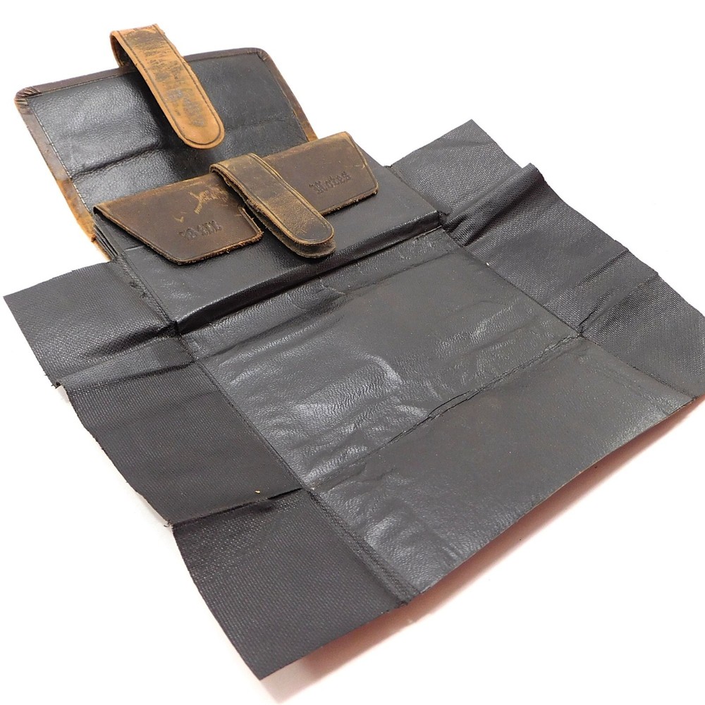 Antique Leather Folding Wallet Civil War Era