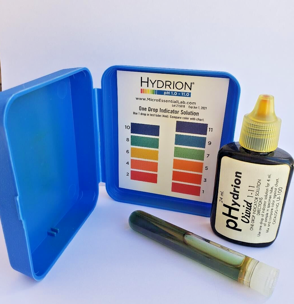 Alkaline Drinking Water pH Test Kit Measure pH 1-11 Liquid Indicator Solution 1