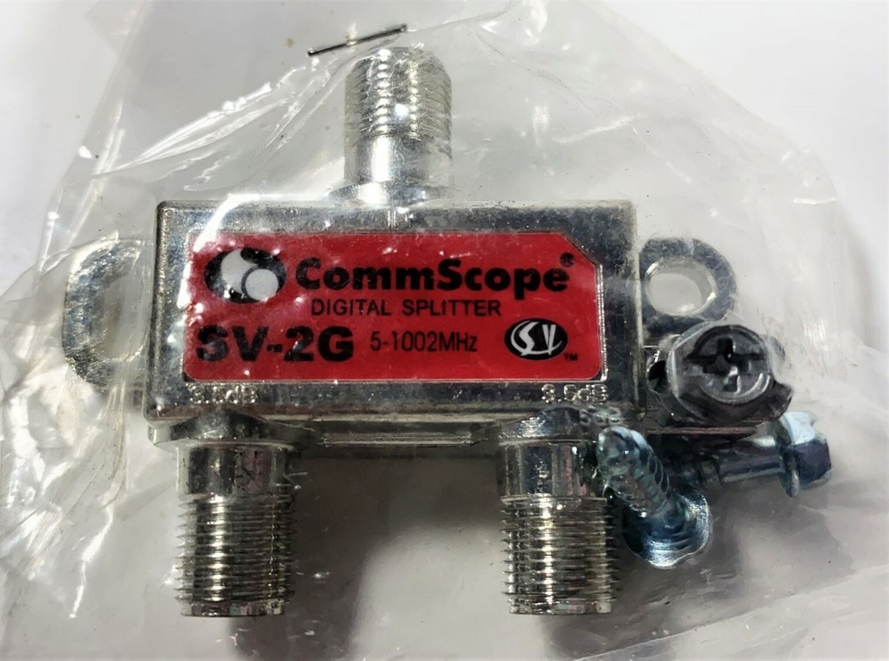 CommScope SV-2G 2-way Digital Cable Coaxial Splitter 5-1000mhz Comcast Xfinity