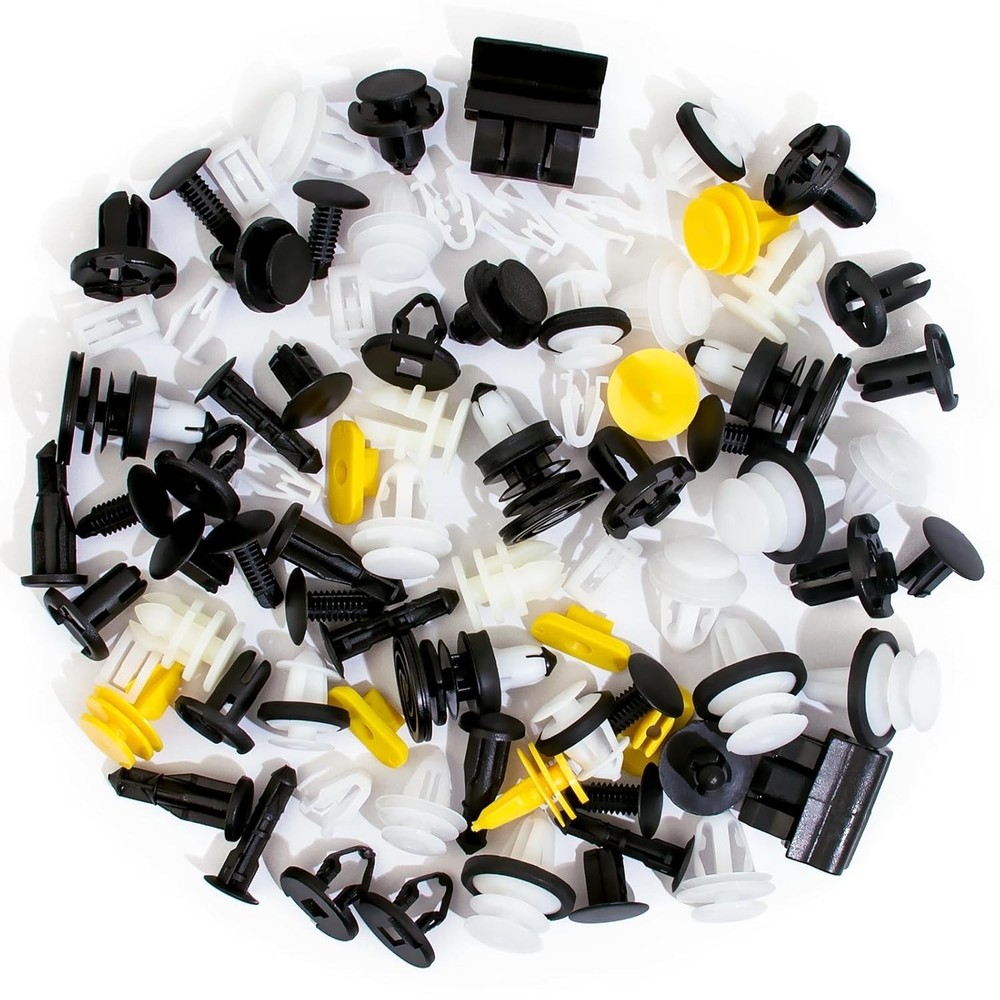 70 Pcs Tesla Clips Tesla Bumper Fender Liner Push Retainer Fastener Rivet Cli