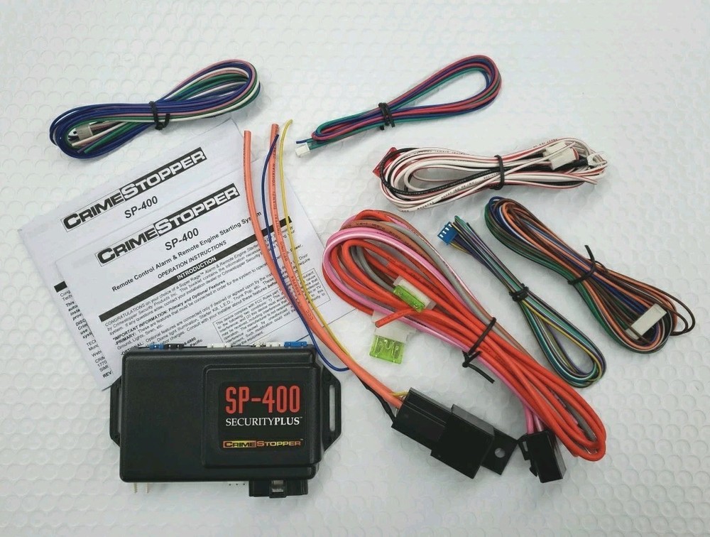 NEW CRIMESTOPPER SP-400 SECURITY SYSTEM MODULE & WIRING ONLY