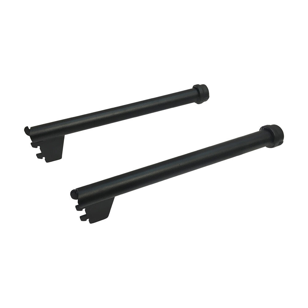 Pipe Style Faceout for Slotted Standard 4 Pc 12" Support Bar Display