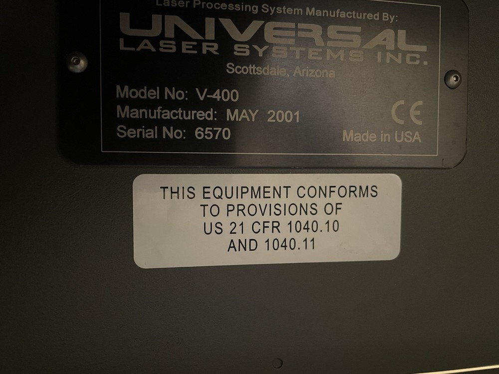 Universal Laser Machine