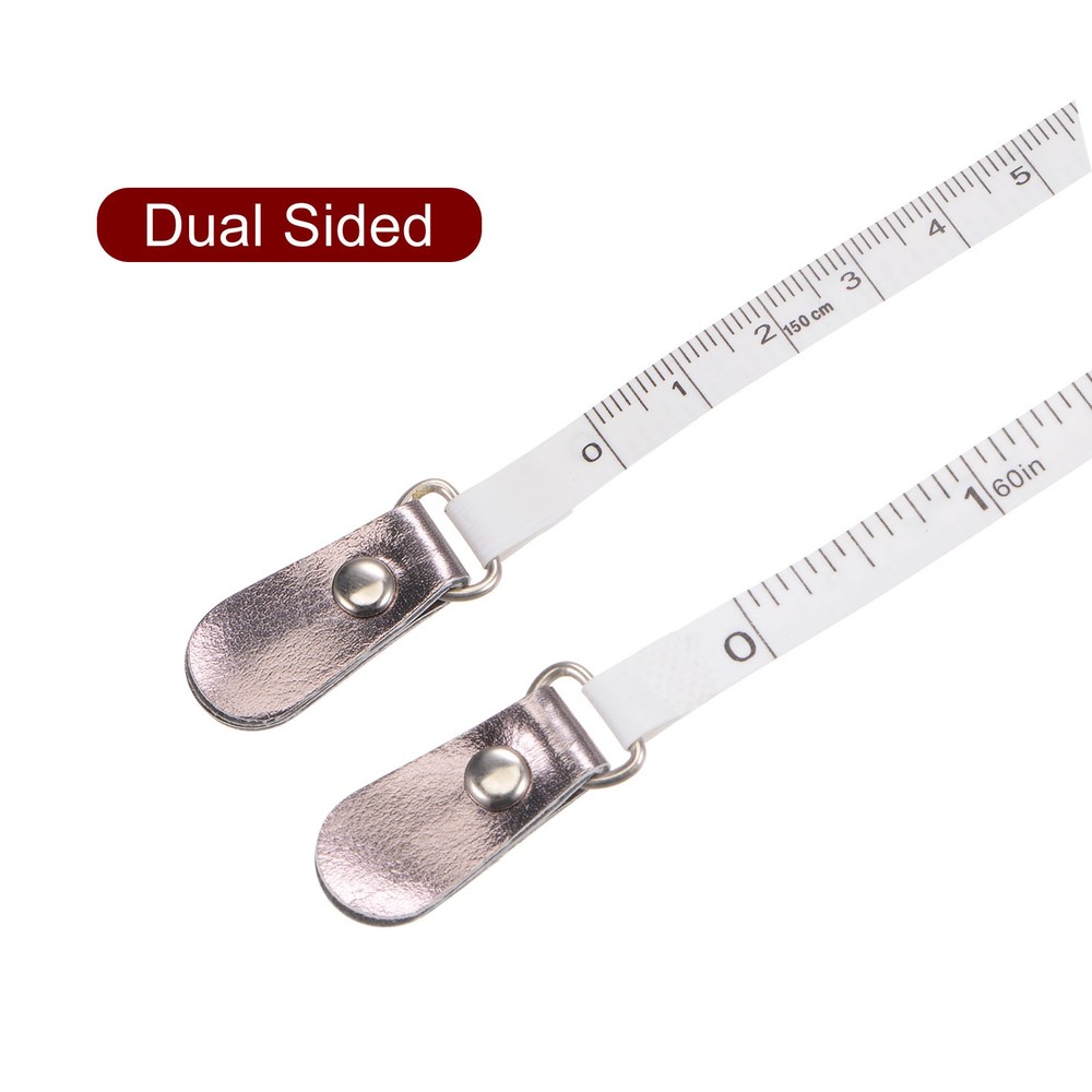 Square Retractable Tape Meter 150cm/60 Inch, Gray Dim