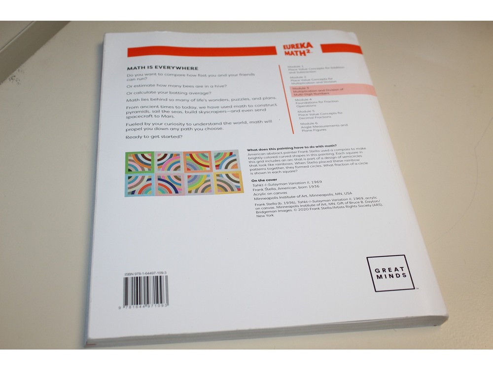 Eureka Math² Squared Grade 4 Module 3 Learn Student Book - Weight: 13.76 oz.