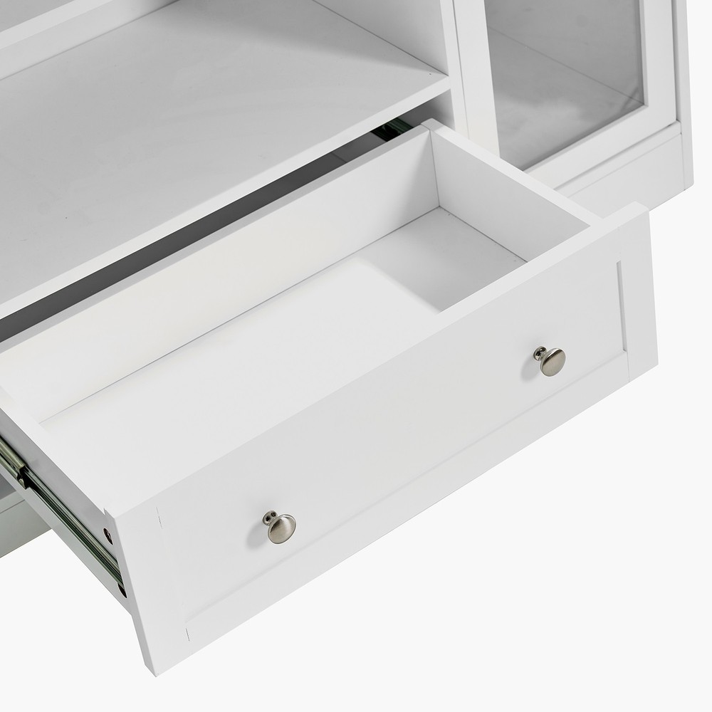 Sideboard Buffet Cabinet, 51" Large Kitchen Storage Cabinet with Drawers, White