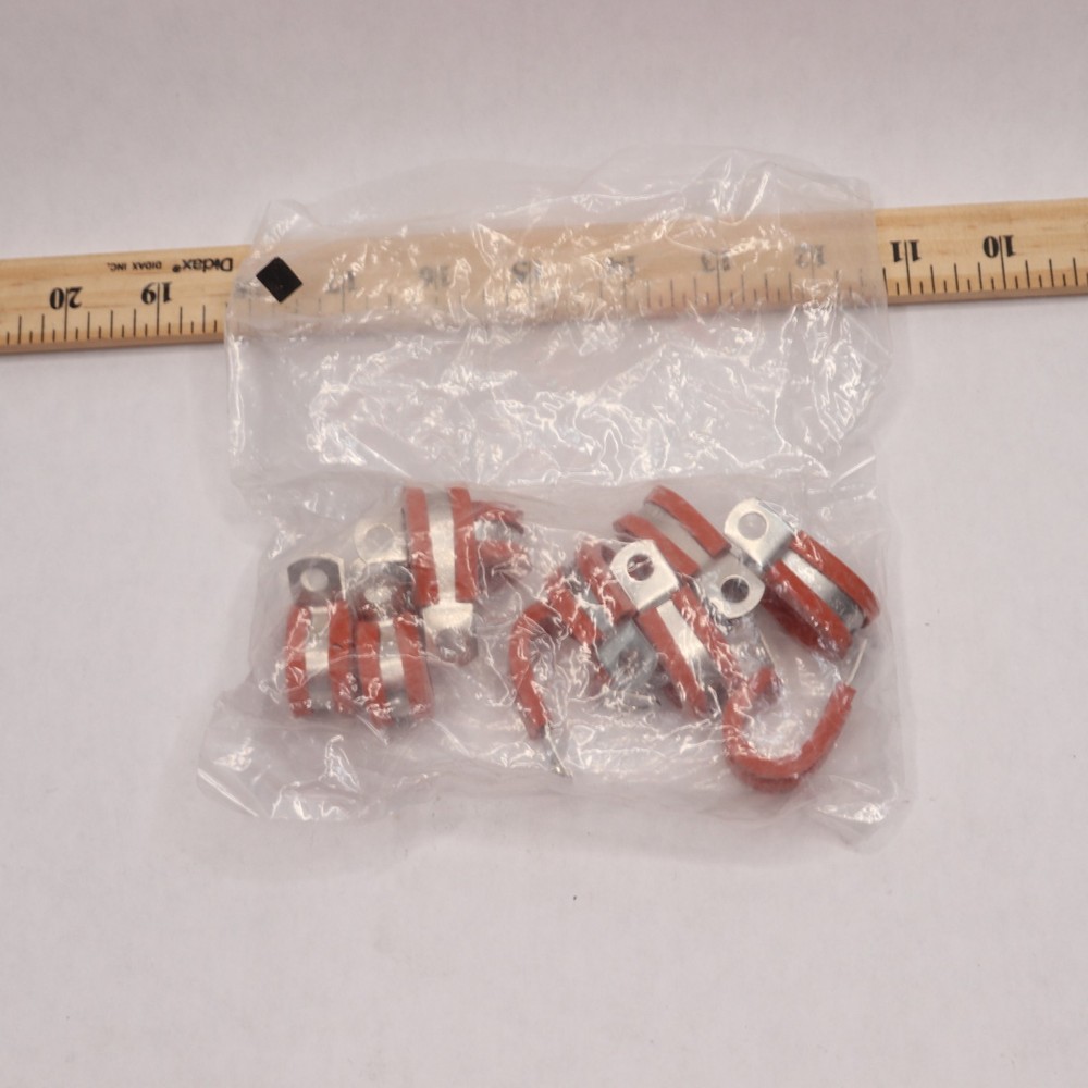 (10-Pk) Cushioned Clamp Red 5/8" STARSS10HTM1