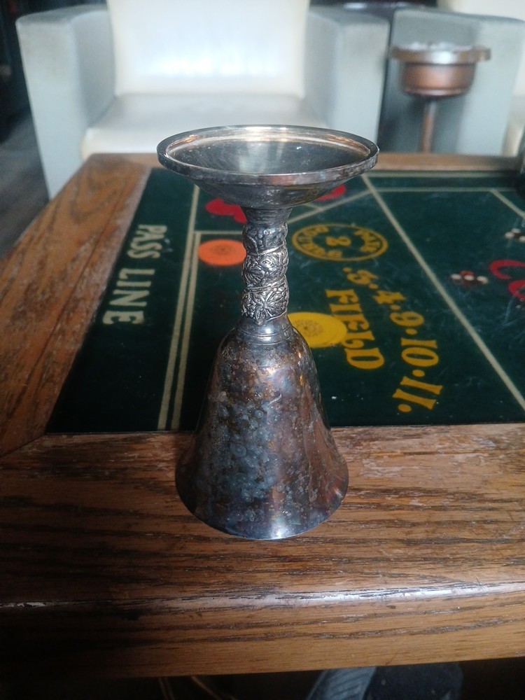 5" Vintage Plator Silverplate Goblet Spain