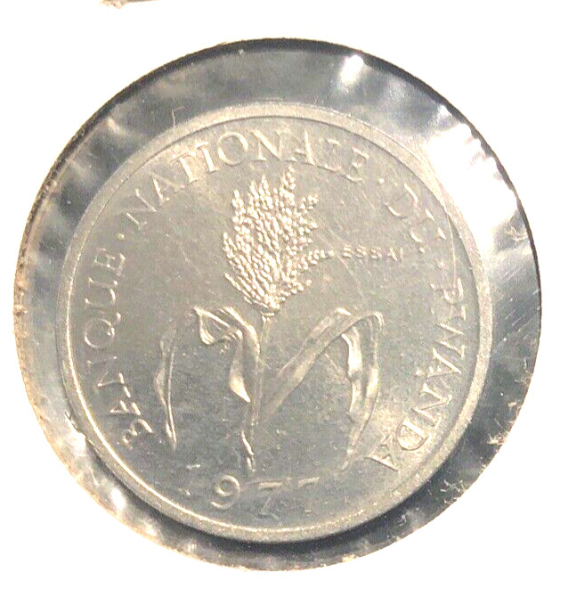 Rwanda 1977 franc Essai KM E4 BU