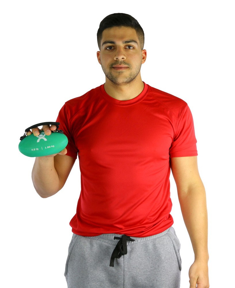 CanDo Handy Grip weight ball - 4 lb - Green