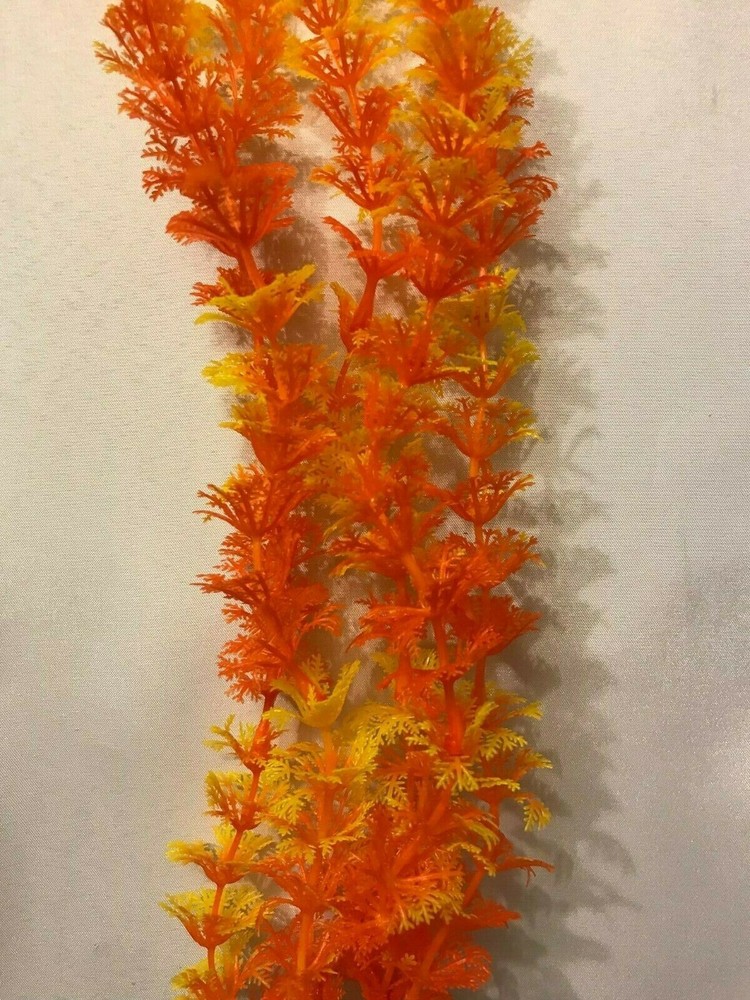 (5 PACK) 12" Artificial Plastic Decoration Aquarium Plants - Fast Shipping!