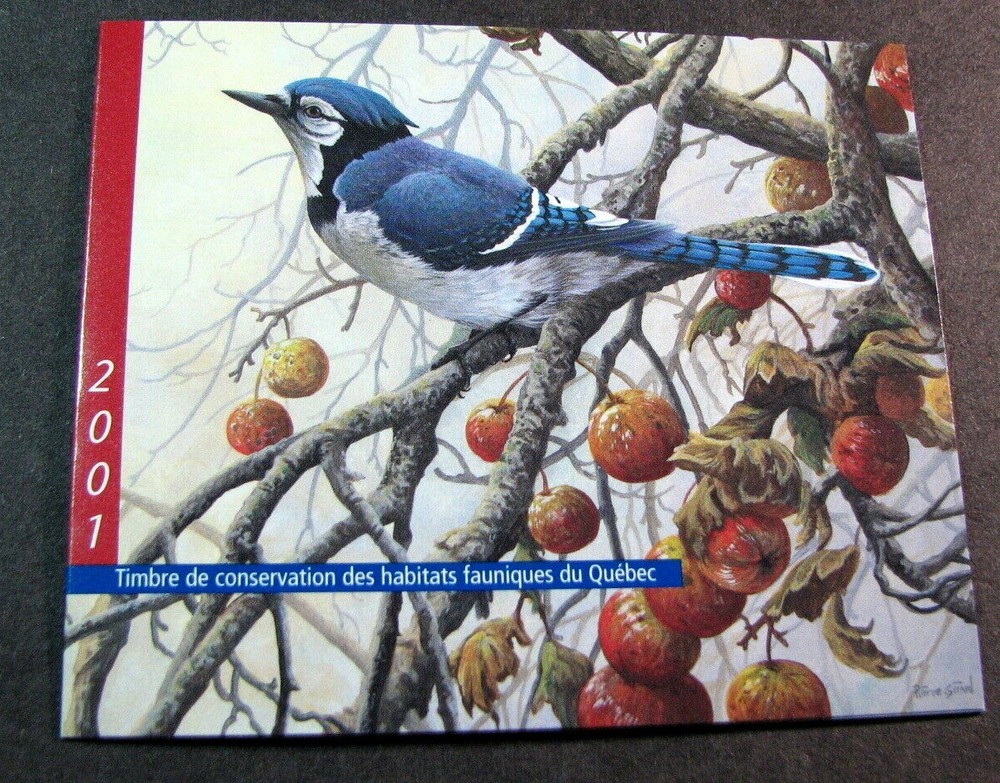 Quebec-Canada Stamp Wildlife Conservation Blue Jay 2001 MNH L507