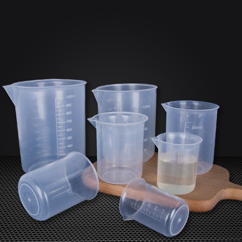 50-1000ml Measuring Cup Plastic Jug Beaker Kitchen Tool For Laboratories Parts