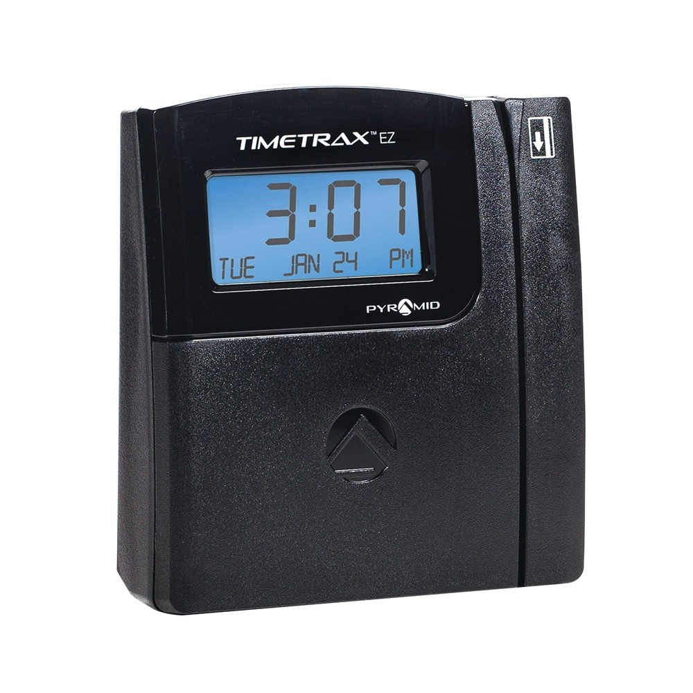 Pyramid Time Systems TTEZEK TimeTrax Automated Swipe Card Time Clock System I...
