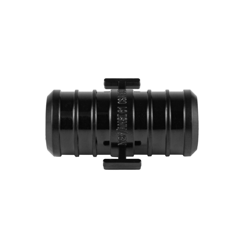 EFIELD 5 PCS Poly Crimp Pex Fitting 1" X 1" Straight Coupling With Position Tab