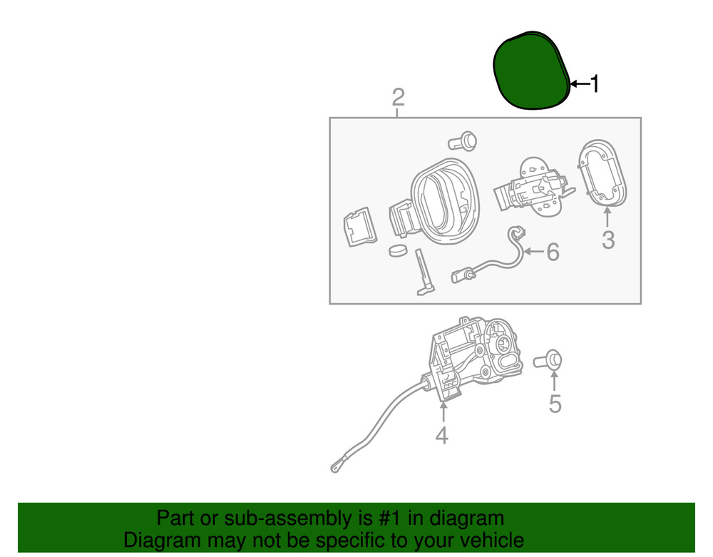 Genuine GM Door 42676631