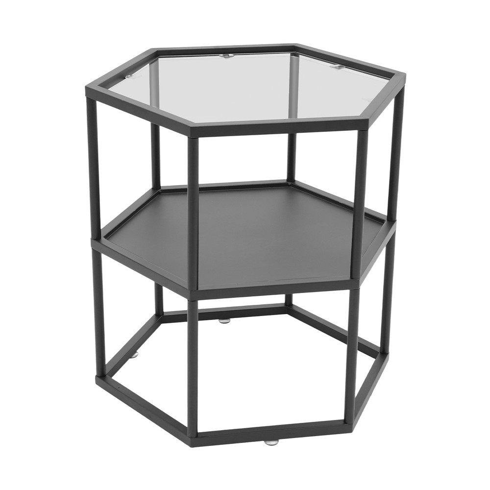 Tall End Table Sofa Side Table Multi-purpose Small Space Table for Living Room