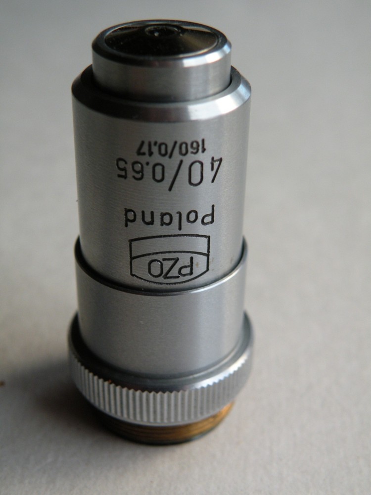 PZO Microscope objective 40x 0,65 160/0,17 #2