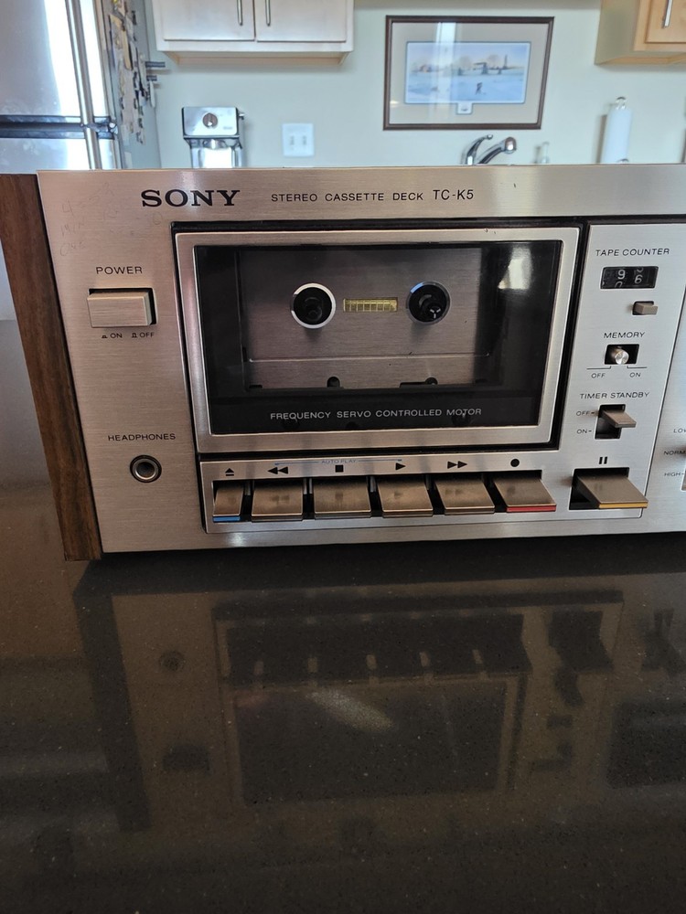 Sony TC-K5 Vintage Stereo Cassette Deck Tape Player