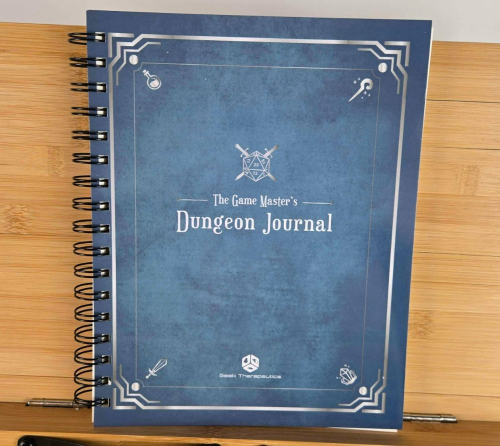 The Game Master's Dungeon Journal - DnD Dungeon Master Notebook - Blue