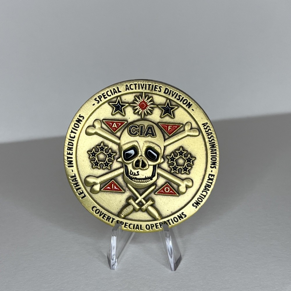 CIA Covert Special Operations Clandestine Service Lethal HUMINT Challenge Coin