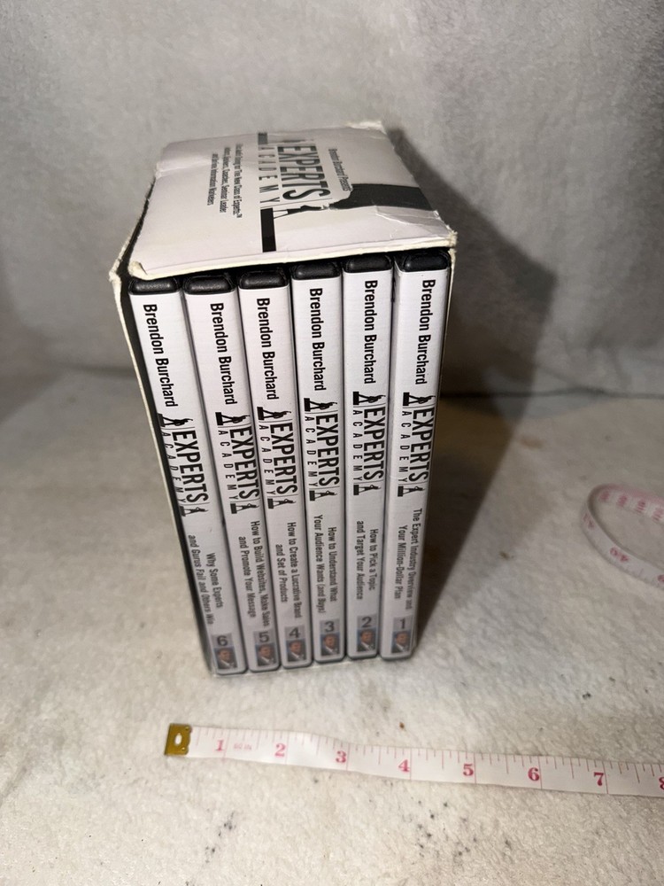 Brandon Burchard Experts Academy 6 Disc CD Audio Training