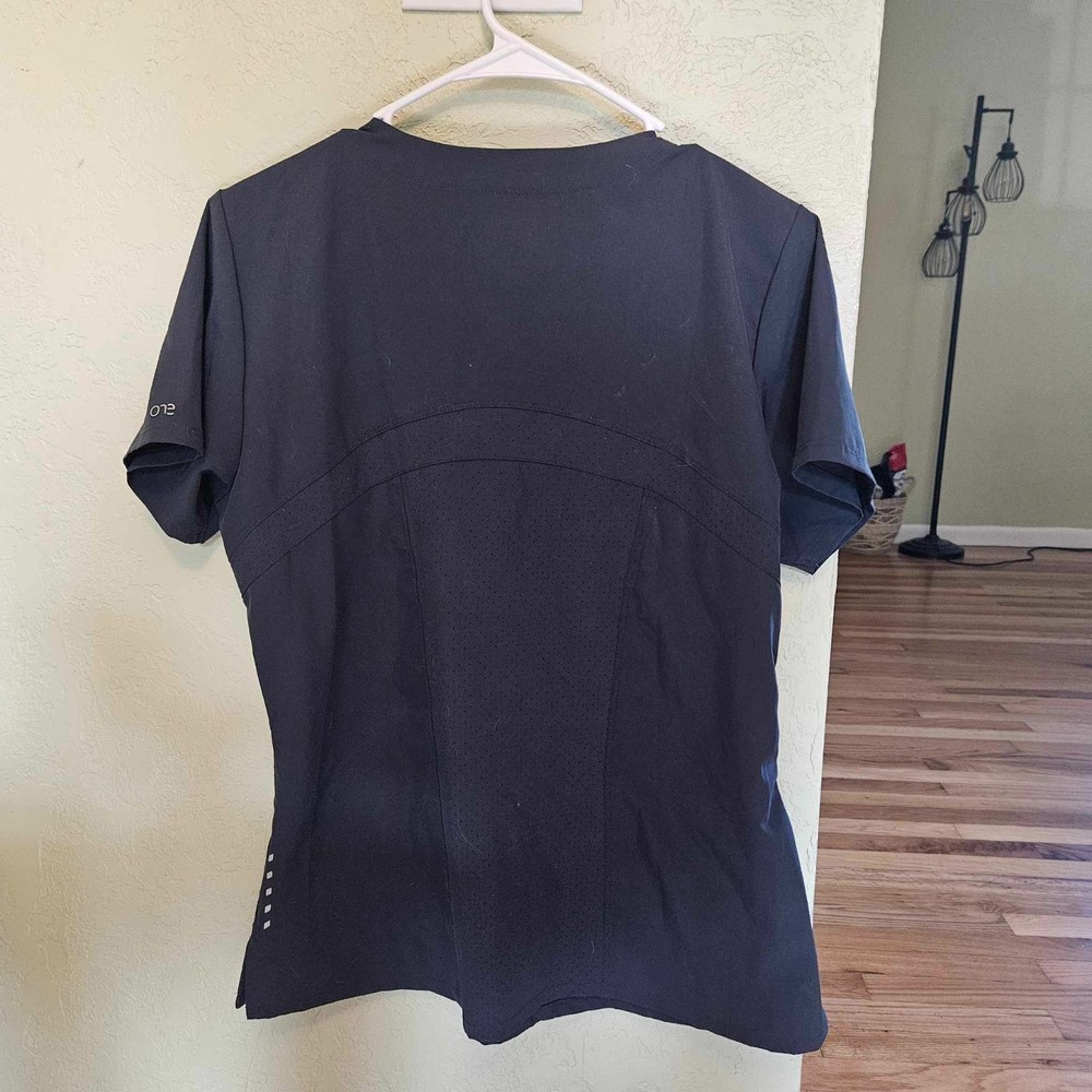 Women's Barco One Gray Scrub Top