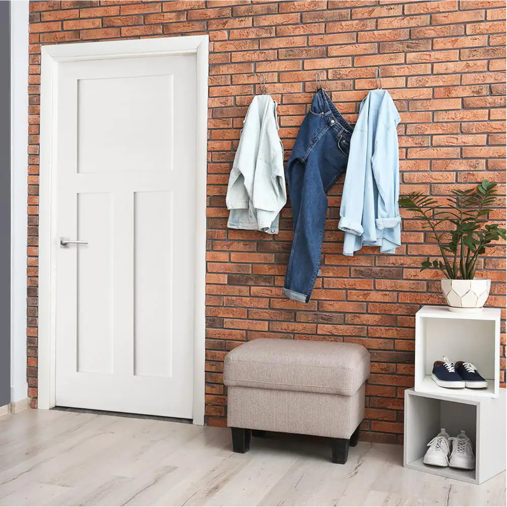 3 Panel Flat Primed Mission Shaker Stile & Rail Solid Core Wood Doors Door Slabs