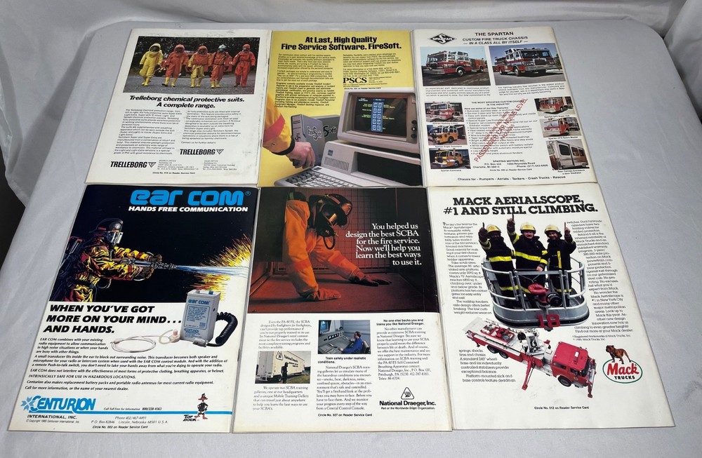 FIRE COMMAND magazine 12 issues from 1986