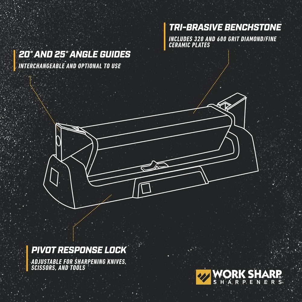 Drill Doctor Drill Bit Sharpener plus Work Sharp Benchstone Knife Sharpener