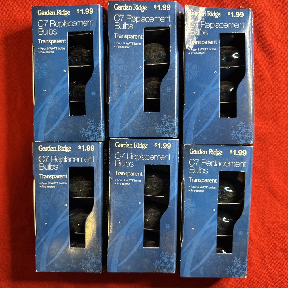 C7 Represents Bulbs 6 Pack Lot