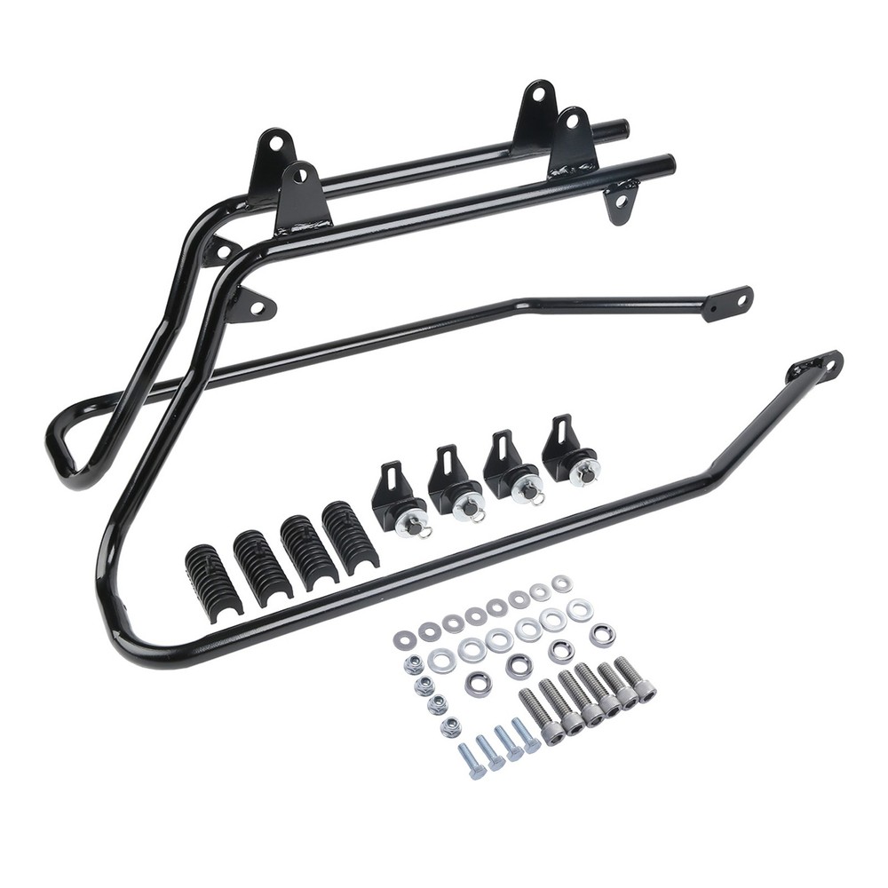 Saddlebag Conversion Brackets Mounts for Harley Davidson Softail w/ Hardware