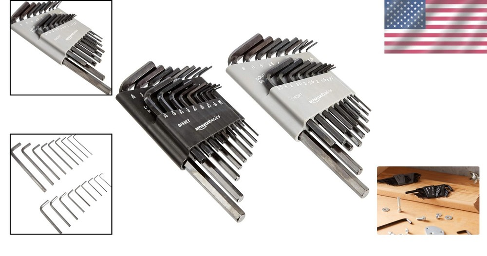 Precision-Engineered 36-Piece Allen Wrench Set - Rust-Resistant & Organized