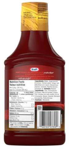 Kraft Chicken & Rib BBQ Sauce, 455ml (3 Pack)