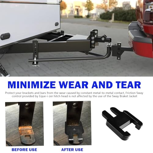 E2 Sway Bracket Jacket, Weight Distribution Hitch Parts Compatible with E2